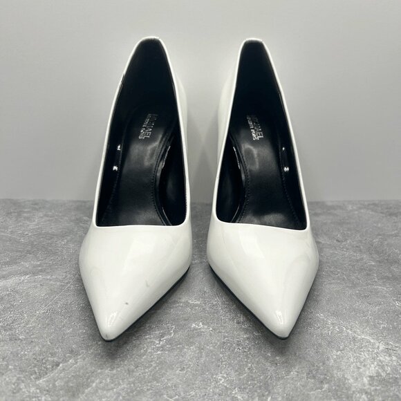 Michael Michael Kors White Amara Pump Stiletto Heels - Picture 5 of 14